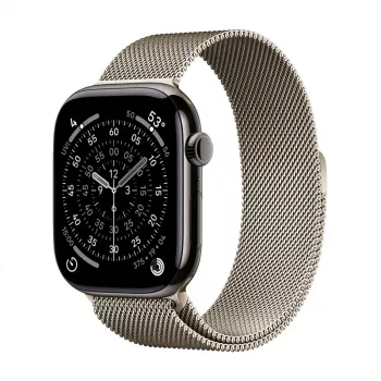 Crong Milano Steel – Λουράκι Ανοξείδωτου Χάλυβα για Apple Watch 44/45/46/49 mm (Σαμπάνια)