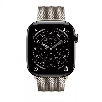 Crong Milano Steel – Λουράκι Ανοξείδωτου Χάλυβα για Apple Watch 44/45/46/49 mm (Σαμπάνια)