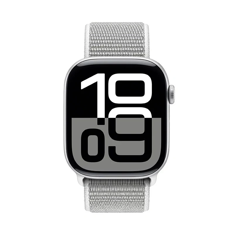 Crong Nylon Sport Loop για Apple Watch 38/40/41/42 mm (Silver Grey)