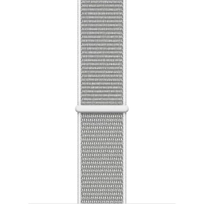 Crong Nylon Sport Loop για Apple Watch 38/40/41/42 mm (Silver Grey)