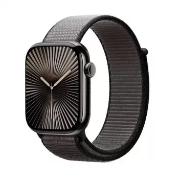 Crong Nylon Sport Loop για Apple Watch 44/45/46/49 mm (Night Grey)
