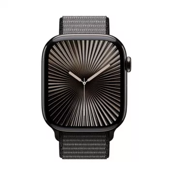 Crong Nylon Sport Loop για Apple Watch 44/45/46/49 mm (Night Grey)