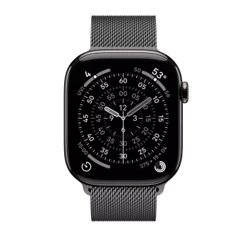Crong Milano Steel - Λουράκι Ανοξείδωτου Χάλυβα για Apple Watch 38/40/41/42 mm (Graphite)