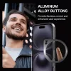 Crong Clear MAG Pro Θήκη για Apple iPhone 16, MagSafe, Μαύρη