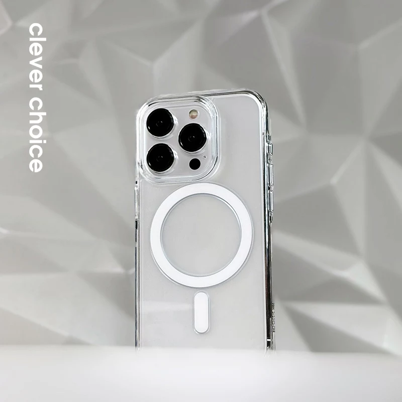 Crong Clear MAG Pro Θήκη για iPhone 16 Pro, MagSafe, Διάφανη
