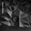 Crong Clear MAG Pro Θήκη για iPhone 16 Pro MagSafe (Μαύρη)