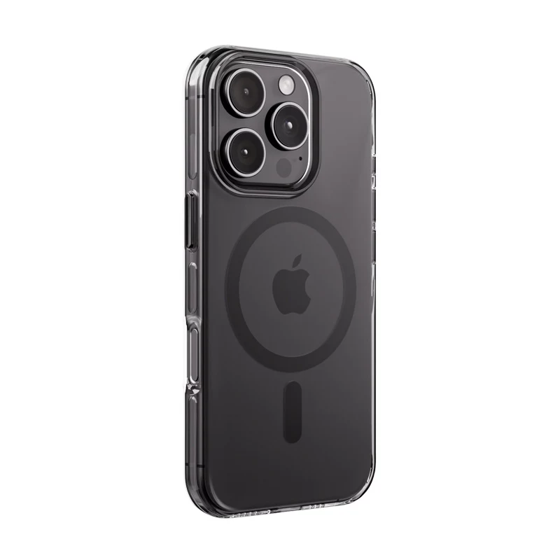 Crong Clear MAG Pro Θήκη για iPhone 16 Pro MagSafe (Μαύρη)