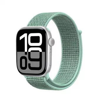 Crong Nylon Sport Loop για Apple Watch 38/40/41/42 mm Πράσινο