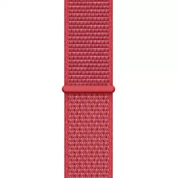 Crong Nylon Sport Loop για Apple Watch 38/40/41/42 mm Κόκκινο