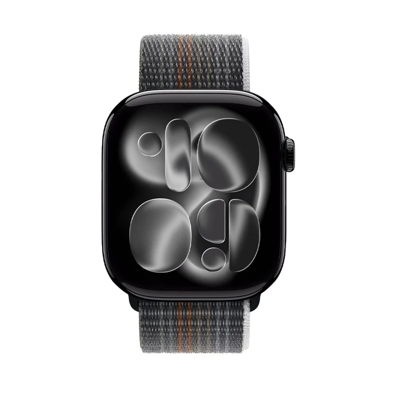 Crong Nylon Sport Loop για Apple Watch 44/45/46/49 mm Γκρι