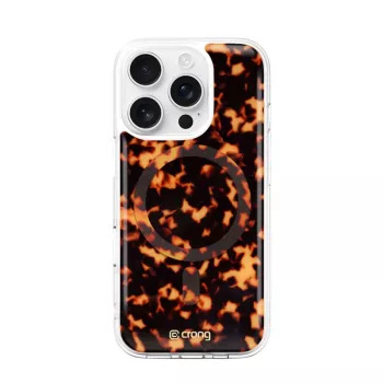 Crong Deluxe MAG Cover - Θήκη πλάτης για Apple iPhone 16 Pro, MagSafe, μοτίβο χελώνας