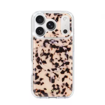 Crong Deluxe MAG Cover - Θήκη για iPhone 17 Pro MagSafe (Blonde Tortoise)