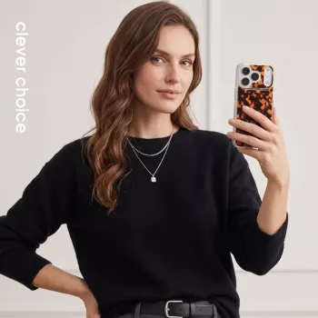 Crong Deluxe MAG Cover - Θήκη για iPhone 17 Pro Max MagSafe (μοτίβο χελώνας)