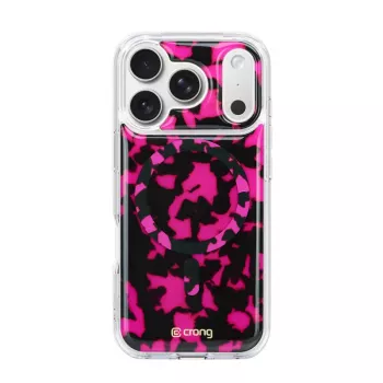 Crong Deluxe MAG Cover Θήκη για iPhone 17 Pro Max με MagSafe (Pink Tortoise)