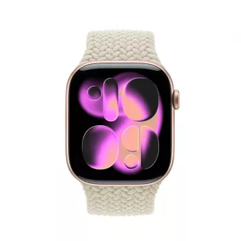 Crong Wave Band Πλεκτό Νάιλον Λουράκι για Apple Watch 38/40/41/42 mm (Μπεζ)