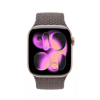 Crong Wave Band Πλεκτό Νάιλον Λουράκι για Apple Watch 38/40/41/42 mm Καφέ