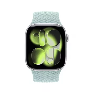 Crong Wave Band Πλεκτό Υφασμάτινο Λουράκι για Apple Watch 38/40/41/42 mm (Μέντα)