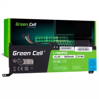 Green Cell L19M4PC0 Μπαταρία για Lenovo Legion 5/5P/7, 60Wh, 15,36V, 3900mAh, 4 κυψελών, Li-Ion, Μαύρο