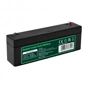 Greencell AGM VRLA 12V 2,5Ah Μπαταρία χωρίς συντήρηση για ταμειακές μηχανές, παιχνίδι (178x36x66mm)