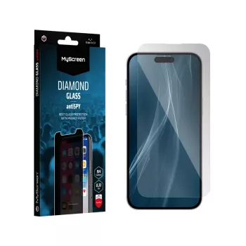 MyScreen Diamond Glass AntiSPY Μεμβράνη προστασίας απορρήτου οθόνης για Apple iPhone 17 Pro Max