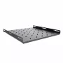 RACKTEL RL-P800S Σταθερό ράφι rack 1U 19 ιντσών βάθους 800mm αντοχής 80kg μαύρο