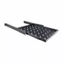 RACKTEL RL-P800W Ράφι συρτάρι 1U 19 ιντσών για ντουλάπια βάθους 800 mm, αντοχή 50 kg, μαύρο