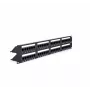 RACKTEL RL-PP4885E Patch panel 48 θυρών Cat.5e UTP 2U 19 ιντσών μαύρο