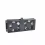 RACKTEL RL-WE602 Πάνελ ανεμιστήρων rack 1U 19 ιντσών με 2 αξονικούς ανεμιστήρες, 230V AC, μαύρο