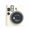 LOVEINSTANT Προστατευτική θήκη σιλικόνης για Fujifilm Instax Mini 41 - Λευκό/Μπεζ
