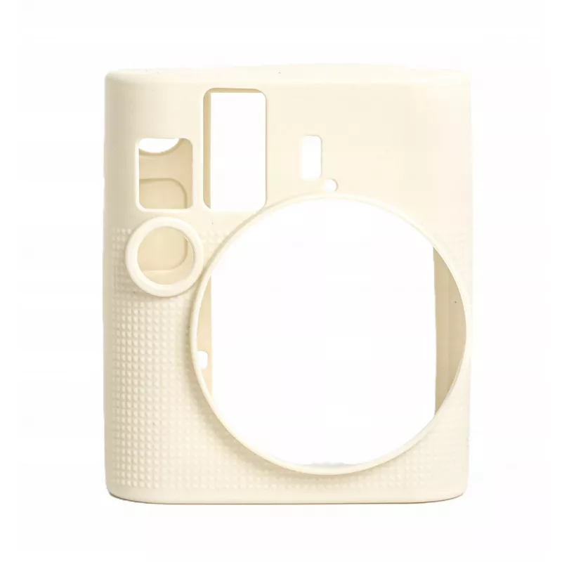 LOVEINSTANT Προστατευτική θήκη σιλικόνης για Fujifilm Instax Mini 41 - Λευκό/Μπεζ