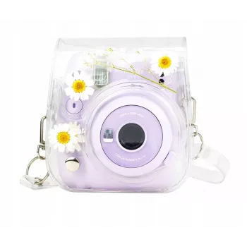 LOVEINSTANT Σετ αξεσουάρ 8 σε 1 για Fujifilm Instax Mini 11 - Σχέδιο: Ξηρή χαμομήλι