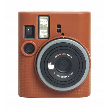 LOVEINSTANT Θήκη Σιλικόνης για Fujifilm Instax Mini 41 - Καφέ