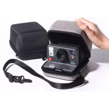 LOVEINSTANT Τσάντα Μεταφοράς για Polaroid Now, Now+, OneStep 2 VF, OneStep+ - Μαύρο