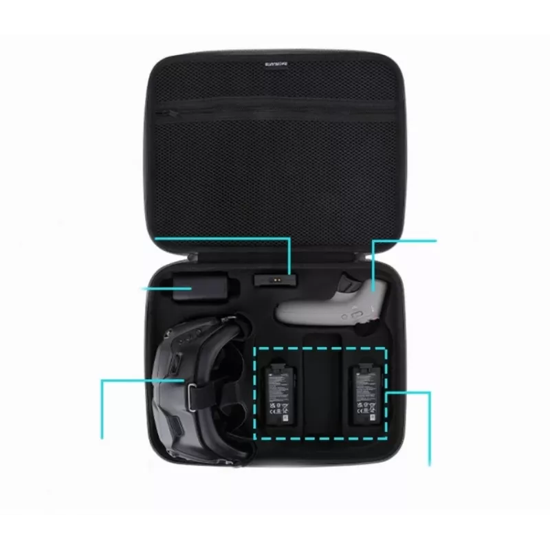 SUNNYLIFE Σκληρή Βαλίτσα για DJI Avata, Goggles V2 και Controller - Μαύρο