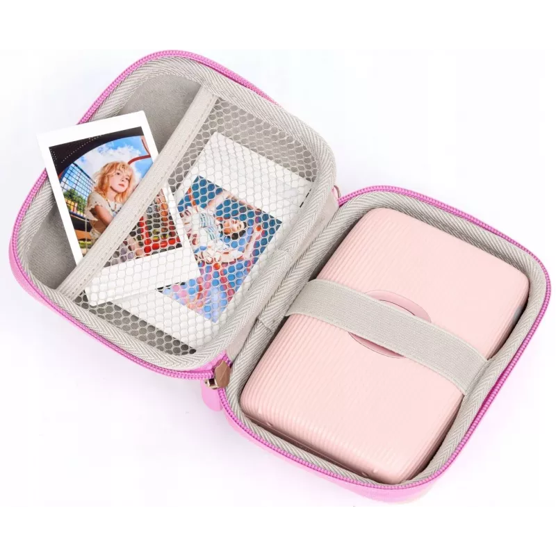 LOVEINSTANT Θήκη για Instax Mini Evo / Mini LiPlay / Mini Link - Sparkle Pink