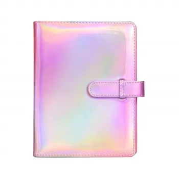 LOVEINSTANT Φωτοάλμπουμ 256 Φωτογραφιών για Fujifilm Instax Mini 40 12 11 9 8 7 Evo Liplay Link - Pink Flash