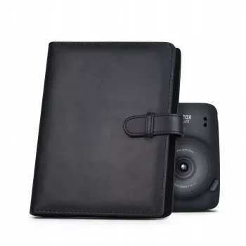 LOVEINSTANT Φωτοάλμπουμ 128 Φωτογραφιών για Fujifilm Instax Mini 40 12 11 9 8 7 Evo Liplay Link / Μαύρο