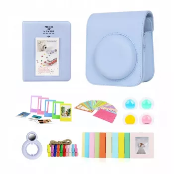 LOVEINSTANT Σετ Αξεσουάρ 8 σε 1 για Fujifilm Instax Mini 12 - Μπλε