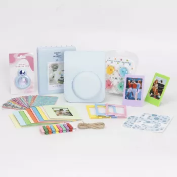 LOVEINSTANT Σετ Αξεσουάρ 8 σε 1 για Fujifilm Instax Mini 12 - Μπλε