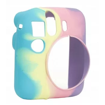 LOVEINSTANT Θήκη σιλικόνης για Fujifilm Instax Mini 12 - Ουράνιο τόξο