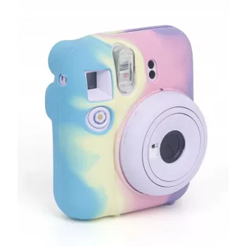 LOVEINSTANT Θήκη σιλικόνης για Fujifilm Instax Mini 12 - Ουράνιο τόξο