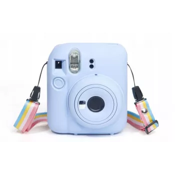 LOVEINSTANT Θήκη σιλικόνης για Fujifilm Instax Mini 12 - Μπλε