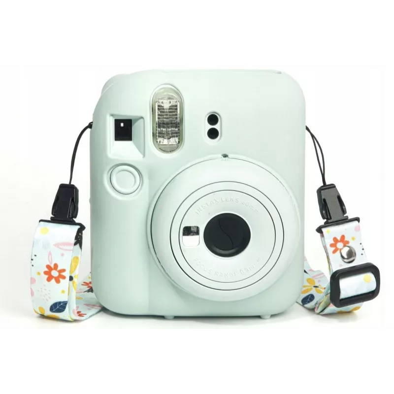 LOVEINSTANT Θήκη σιλικόνης για Fujifilm Instax Mini 12 - Πράσινο
