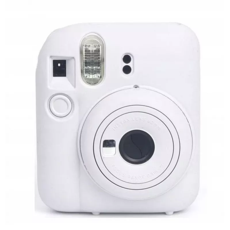 LOVEINSTANT Θήκη σιλικόνης για Fujifilm Instax Mini 12 - Λευκό