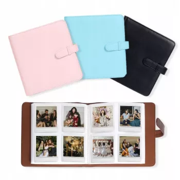 LOVEINSTANT Φωτοάλμπουμ 288 φωτογραφιών για Fujifilm Instax Square SQ1 / SQ6 / SQ10 / SQ20 / Square Link / Share SP-3, Καφέ