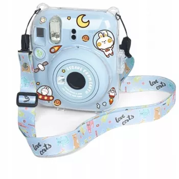 LOVEINSTANT Θήκη για Fujifilm Instax Mini 12 + Αυτοκόλλητα / Escape from Earth
