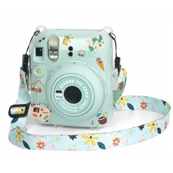 LOVEINSTANT Θήκη για Fujifilm Instax Mini 12 με αυτοκόλλητα / Holiday Time