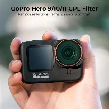 KF Κυκλικό πολωτικό φίλτρο CPL MC για GoPro Hero 12/11/10/9 Μαύρο KF01.2336