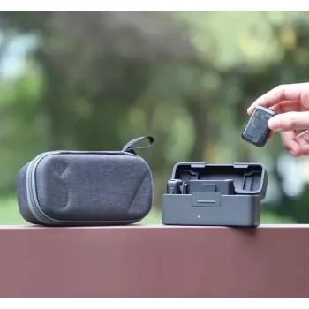 SUNNYLIFE Σκληρή προστατευτική θήκη για DJI Mic 2 / Mic 1 - Θήκη EVA, Μαύρη