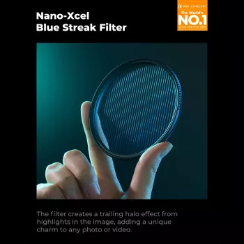 K&F Concept Nano-X Blue Streak Αναμορφικό φίλτρο εφέ 82mm